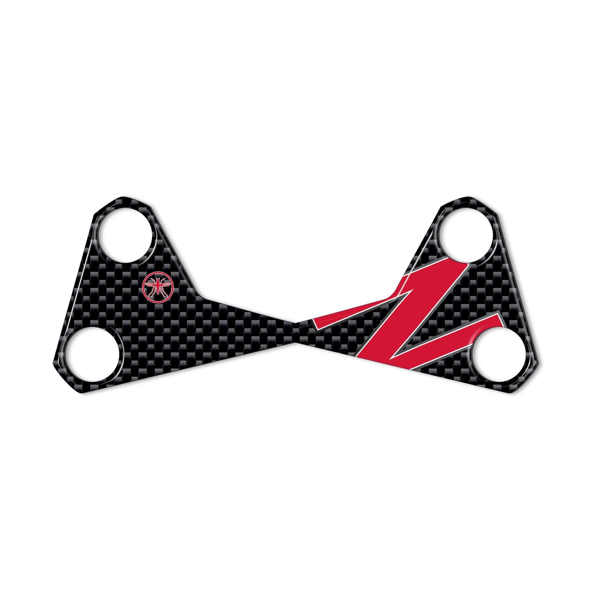 Adesivo 3D PIASTRA FORCELLA compatibile per MOTO KAWASAKI Z750 Z1000 z ROSSA in Stemmi e decorazioni per moto LabelBike - Bibbiano, commercioVirtuoso.it