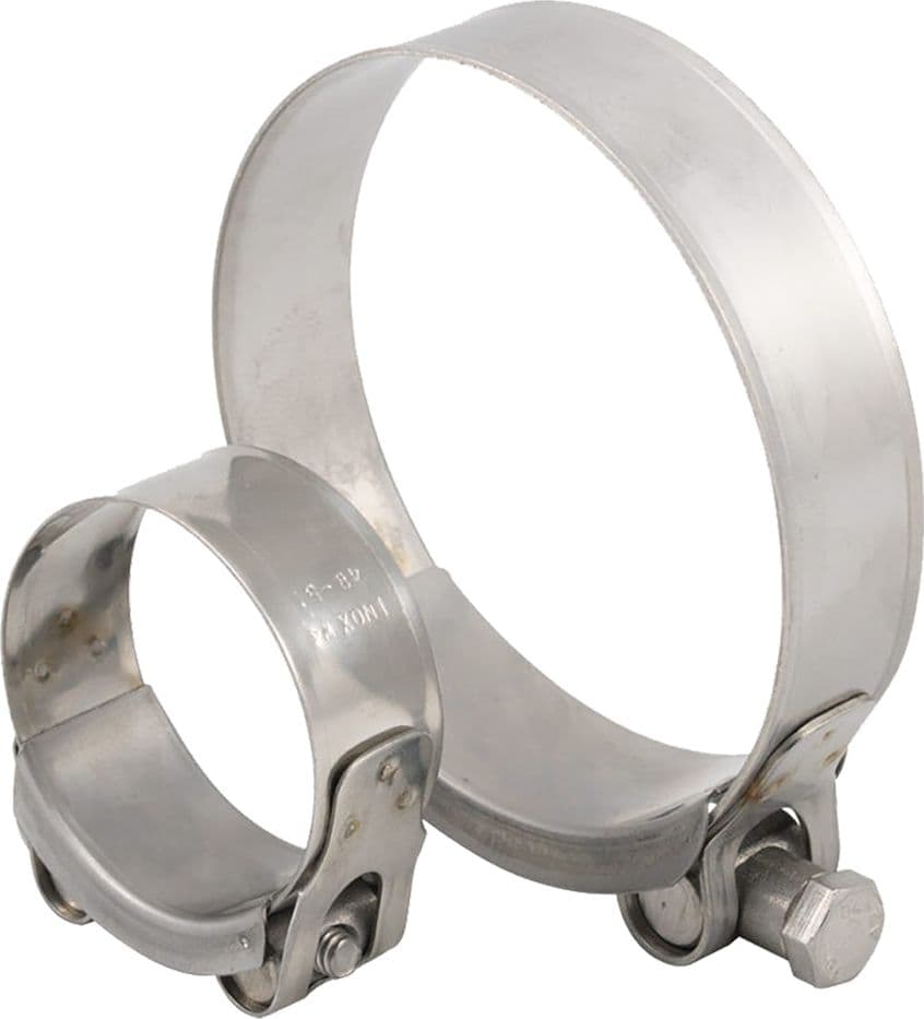 FASCETTA A MORSETTO ø 34 - 37 - banda 20 mm - vite M6- 25 pezzi  - UNIKO