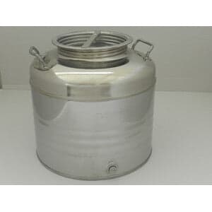 Fusto Olio Acciaio Inox 441 30 L Aggraffato- 1,0 Pz