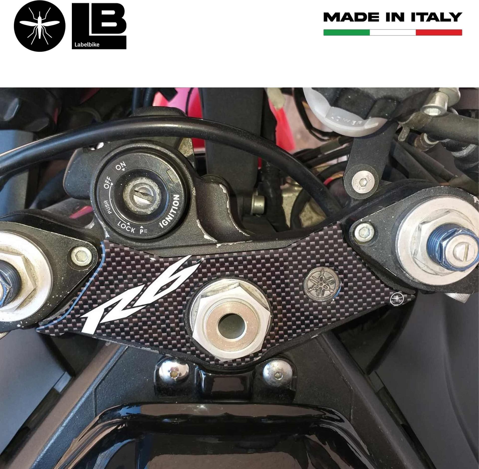 ADESIVO 3D compatibile YAMAHA yzf R6 PROTEZIONE PIASTRA FORCELLA MOTO R 6 2005 in Decalcomanie adesivi e magneti LabelBike - Bibbiano, commercioVirtuoso.it