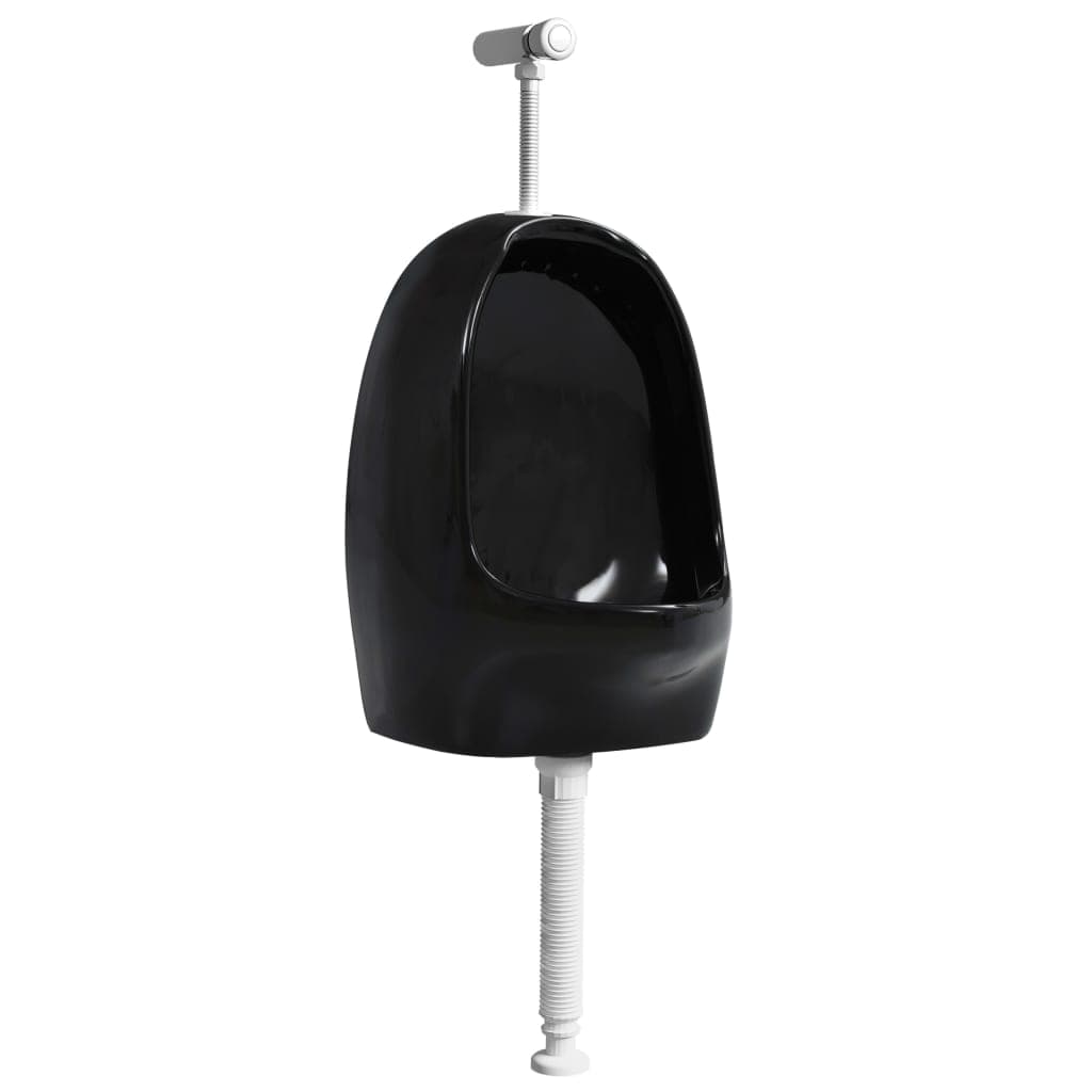 Orinatoio WC Sospeso con Sciacquone Alto in Ceramica Colore Nero 39x86,5x100 cm in Vasi WC Esplodia - Napoli, commercioVirtuoso.it