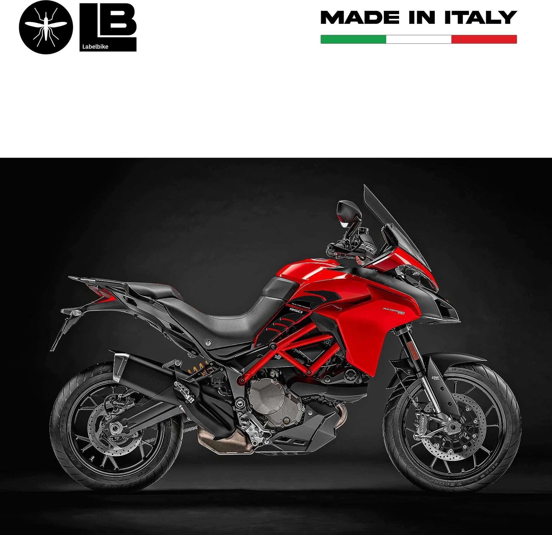 ADESIVI 3D PROTEZIONI SERBATOIO compatibili MOTO DUCATI MULTISTRADA 950 da 2017 in Decalcomanie adesivi e magneti LabelBike - Bibbiano, commercioVirtuoso.it