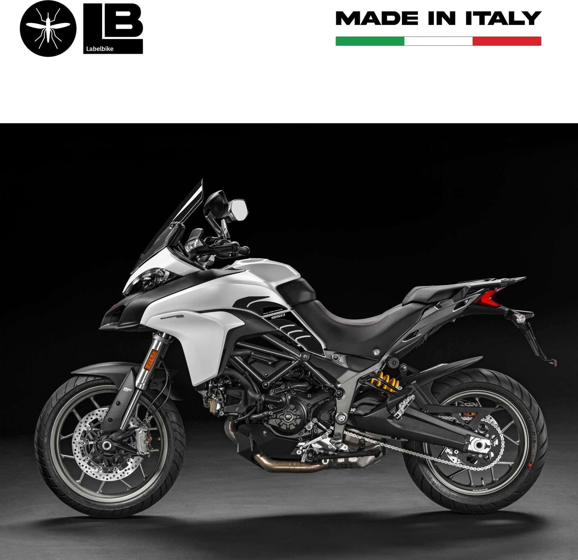 ADESIVI 3D PROTEZIONI SERBATOIO compatibili MOTO DUCATI MULTISTRADA 950 da 2017 in Decalcomanie adesivi e magneti LabelBike - Bibbiano, commercioVirtuoso.it