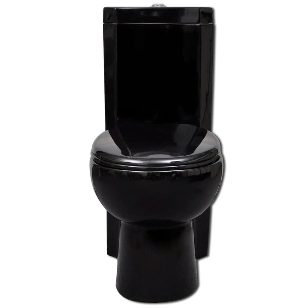 Vaso WC in Ceramica Sanitario da Bagno ad Angolo Colore Nero Chiusura Soft in Vasi WC Esplodia - Napoli, commercioVirtuoso.it