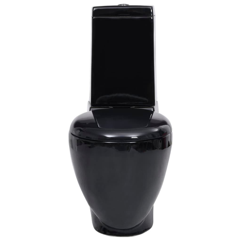 Vaso WC in Ceramica con Scarico Dietro Nero 65 x 38,5 x 84,5 cm in Vasi WC Esplodia - Napoli, commercioVirtuoso.it