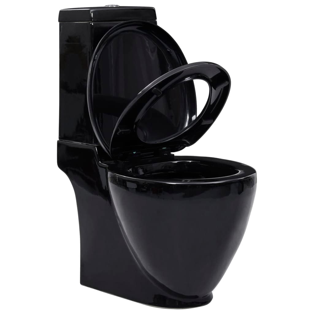 Vaso WC in Ceramica con Scarico Dietro Nero 65 x 38,5 x 84,5 cm in Vasi WC Esplodia - Napoli, commercioVirtuoso.it