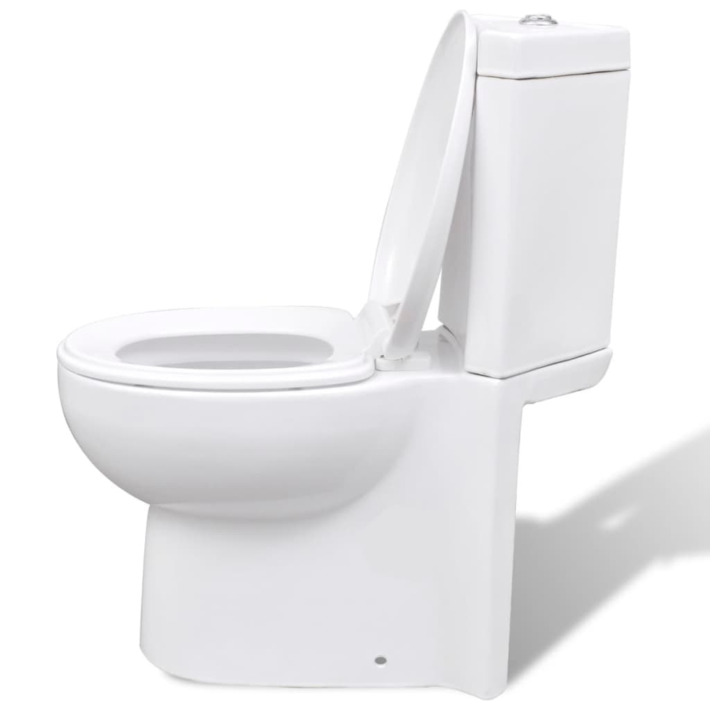 Vaso WC in Ceramica da Bagno ad Angolo Bianco con Doppio Scarico in Vasi WC Esplodia - Napoli, commercioVirtuoso.it