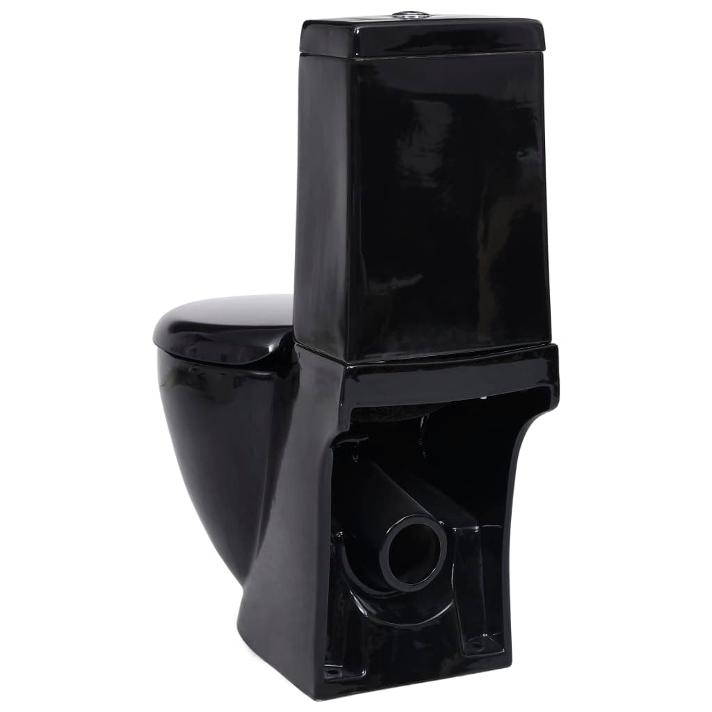 Vaso WC in Ceramica con Scarico Dietro Nero 65 x 38,5 x 84,5 cm in Vasi WC Esplodia - Napoli, commercioVirtuoso.it