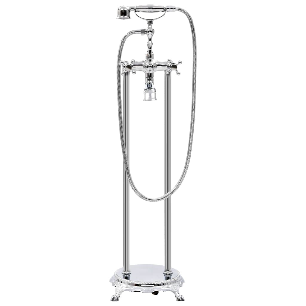 Rubinetteria a Colonna Argento per Vasca Acciaio Inox e Ottone 99,5 cm in Rubinetti per vasca Esplodia - Napoli, commercioVirtuoso.it