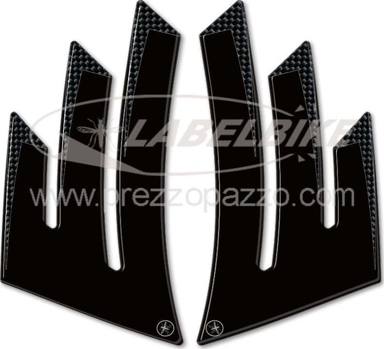 2 ADESIVI gel PROTEZIONI LATERALI SERBATOIO compatibili per MOTO YAMAHA TDM 900 in Paraserbatoio LabelBike - Bibbiano, commercioVirtuoso.it