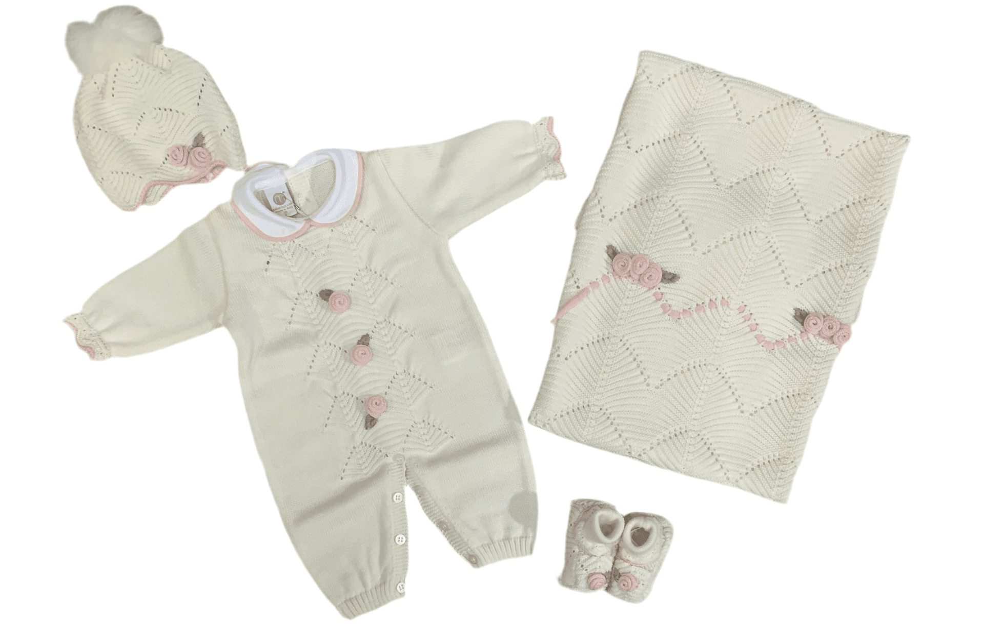 Marlù Corredino Bimba 0-3 Mesi Bianco e Rosa 5 Pz. in Completi due pezzi con pantalone Mondo Bimbo - Bagnara Calabra, commercioVirtuoso.it