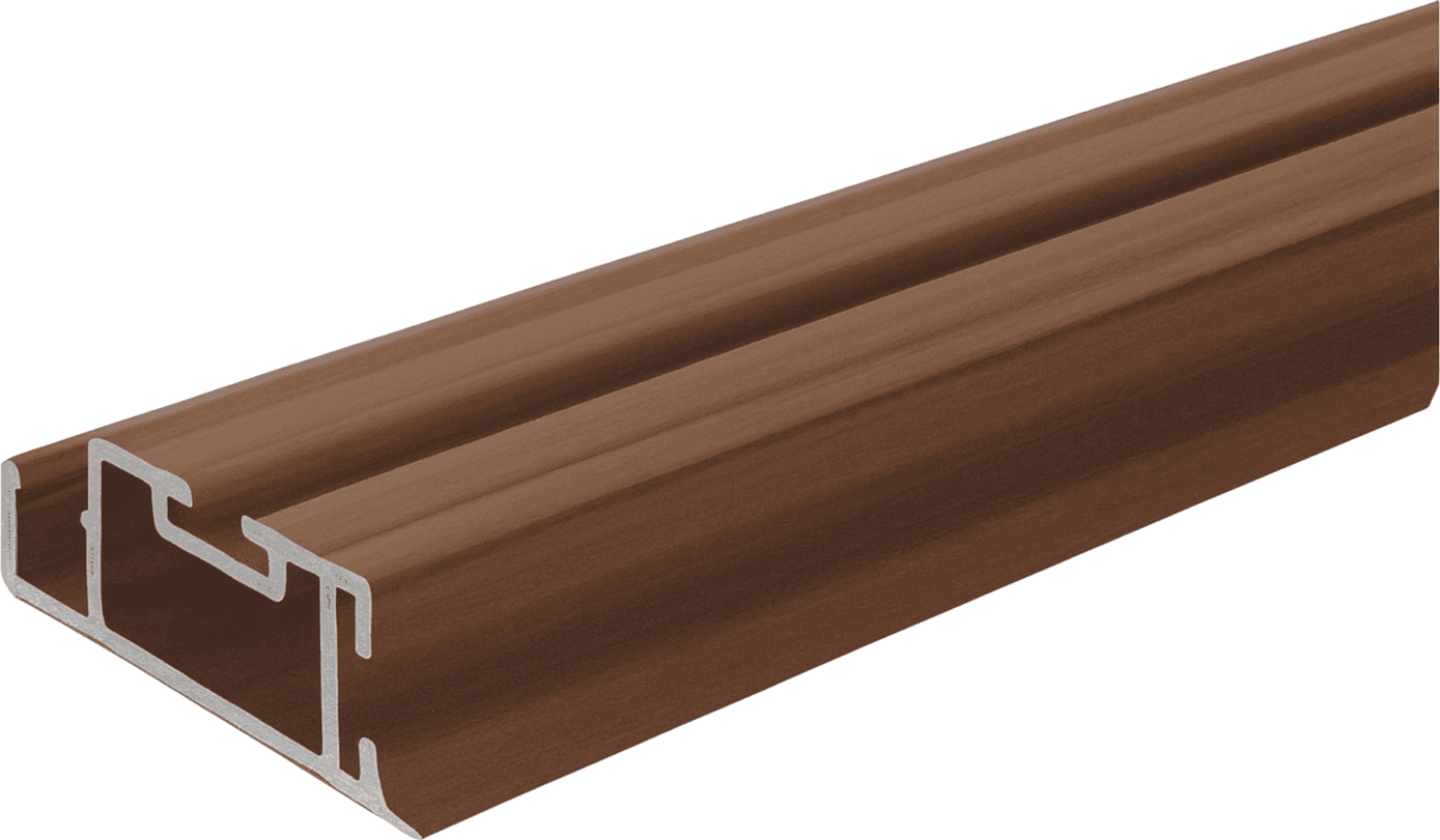 Profilo in Alluminio per Zanzariera Linea B 2,6 CMX1X300 Marrone RAL8017
