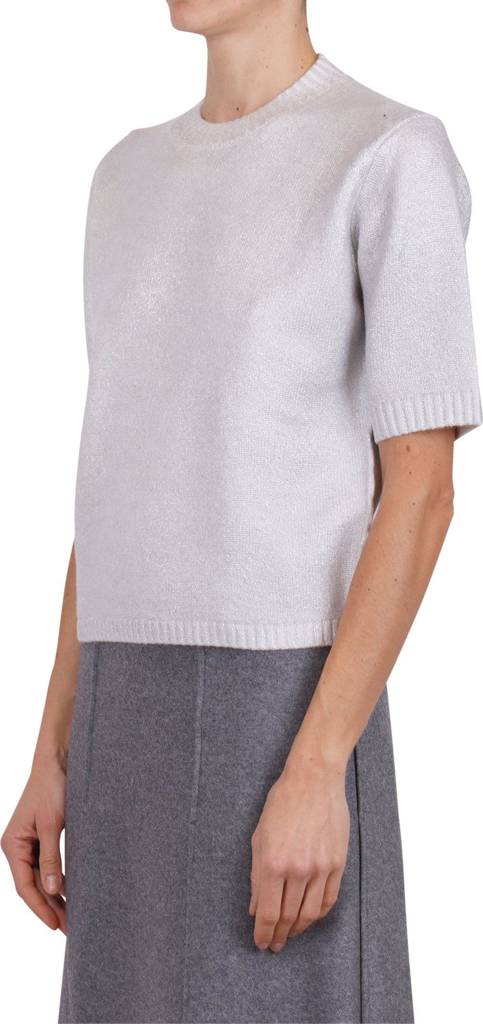 Semi-Couture Semi Couture - Maglia - 461700 - Grigio perla da donna in Maglioni Drestige - Casamassima, commercioVirtuoso.it