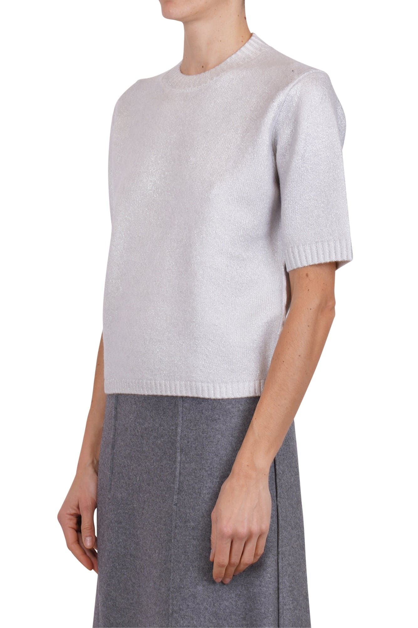 Semi-Couture Semi Couture - Maglia - 461700 - Grigio perla da donna in Maglioni Drestige - Casamassima, commercioVirtuoso.it