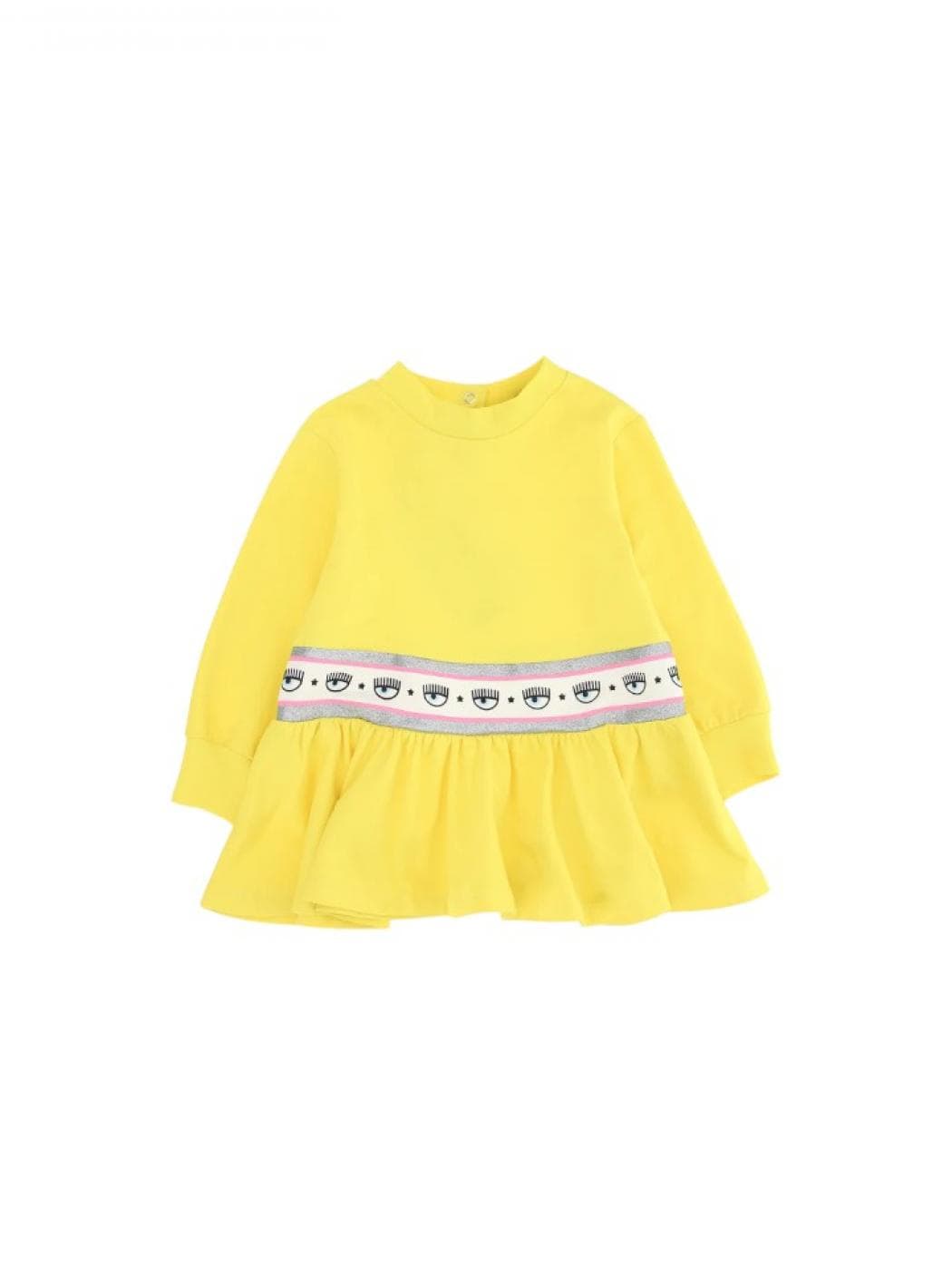 CHIARA FERRAGNI Vestito Bambina Chiara Ferragni 530900_0010_GIALLO da bambino in Insegne luminose Drestige - Casamassima, commercioVirtuoso.it