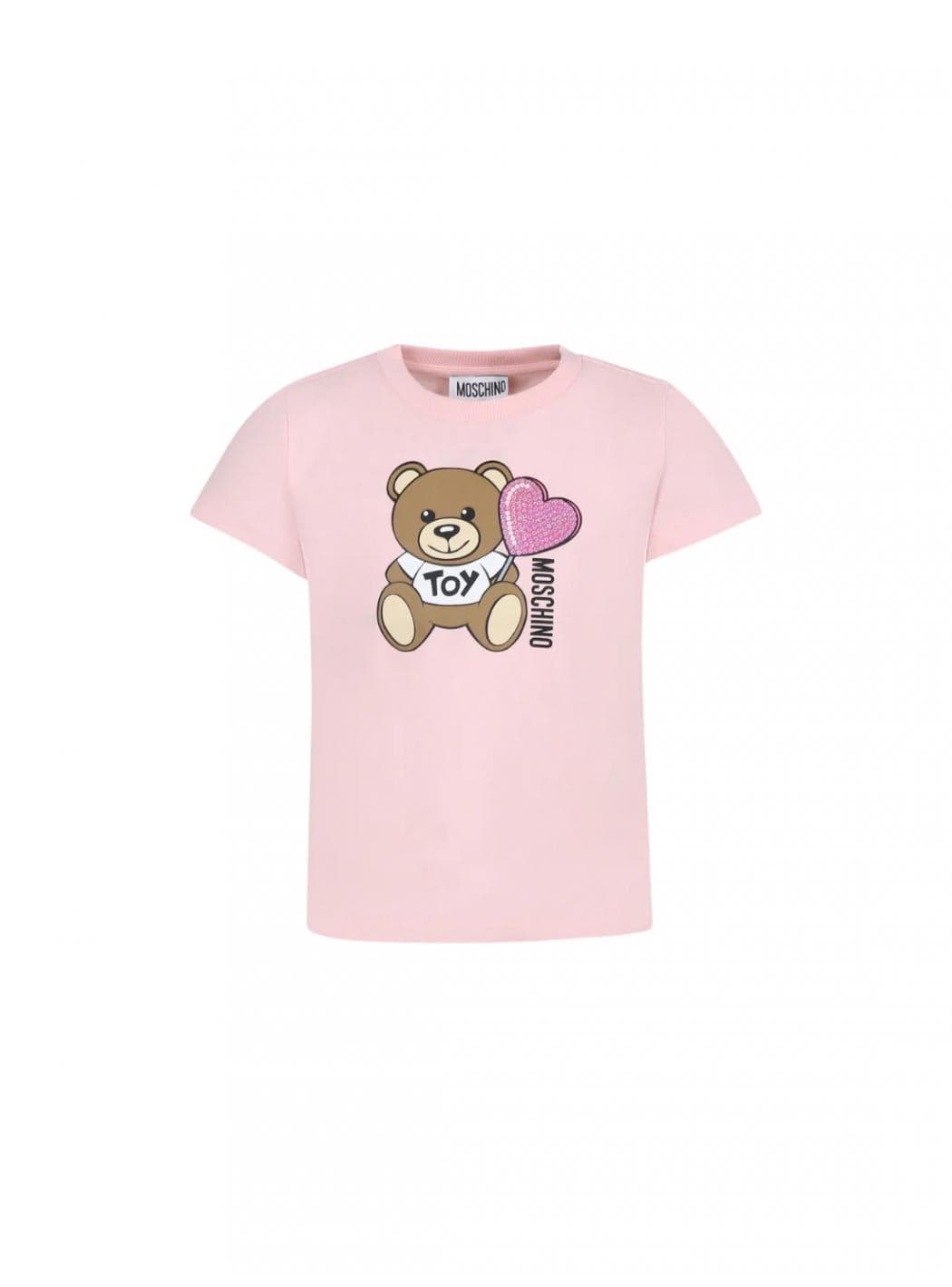 moschino T-shirt Bambina Moschino HDM06K_LBA00_50209 da bambino in T-shirt Drestige - Casamassima, commercioVirtuoso.it