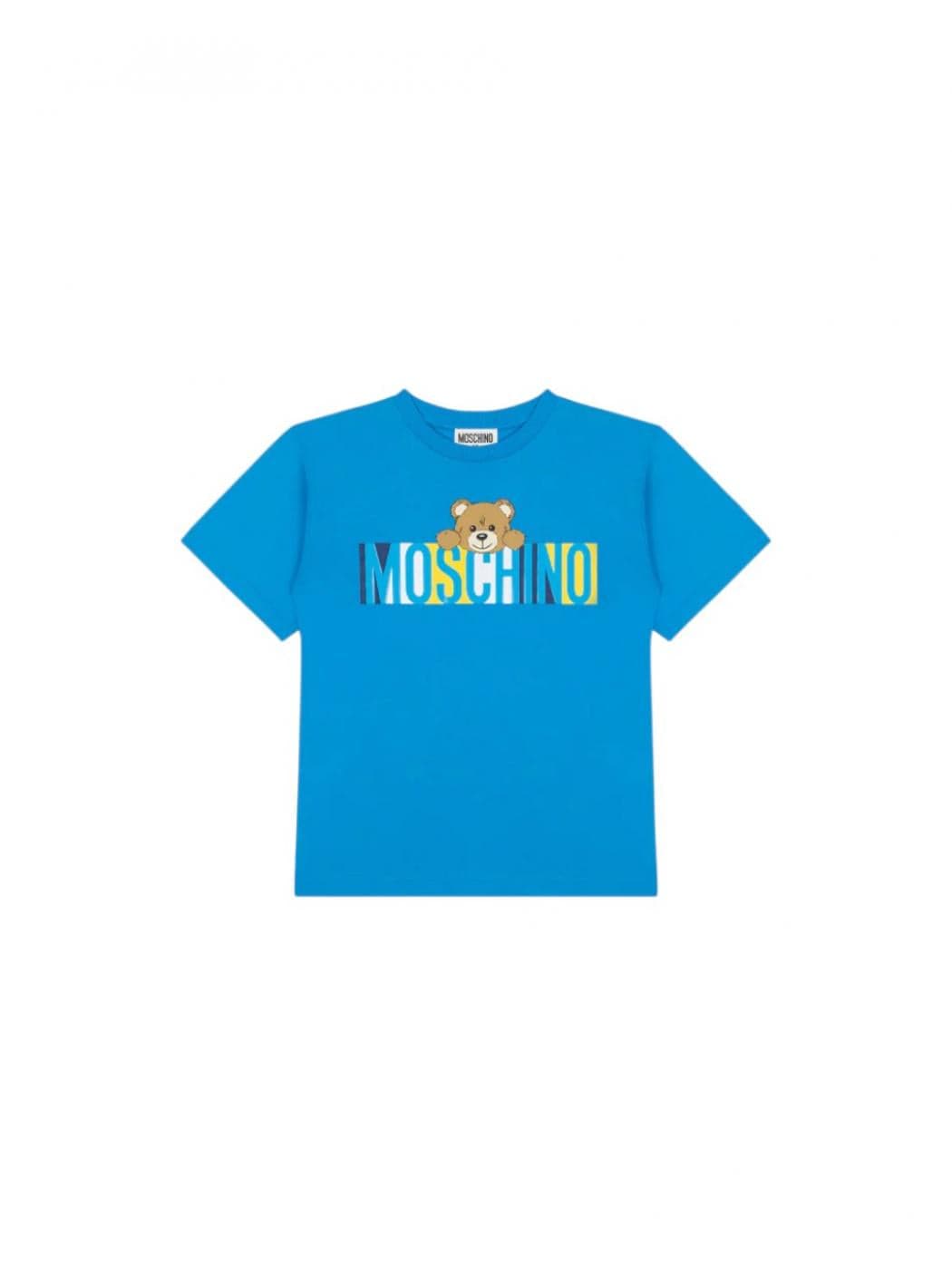 moschino T-shirt Bambino Moschino HMM050_LAA02_41047 da bambino in T-shirt Drestige - Casamassima, commercioVirtuoso.it
