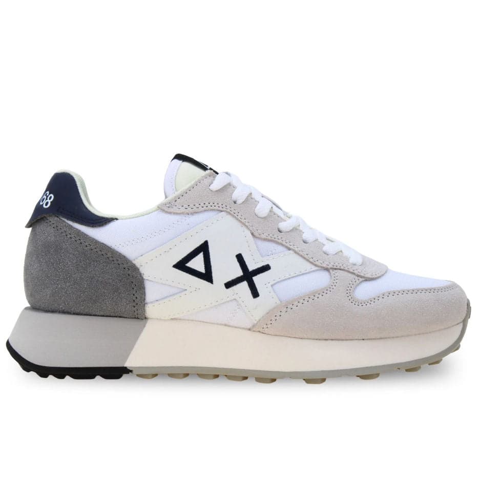 SUN68 sneaker uomo sun68 - jaki solid - bianco da uomo in Sneaker casual Drestige - Casamassima, commercioVirtuoso.it
