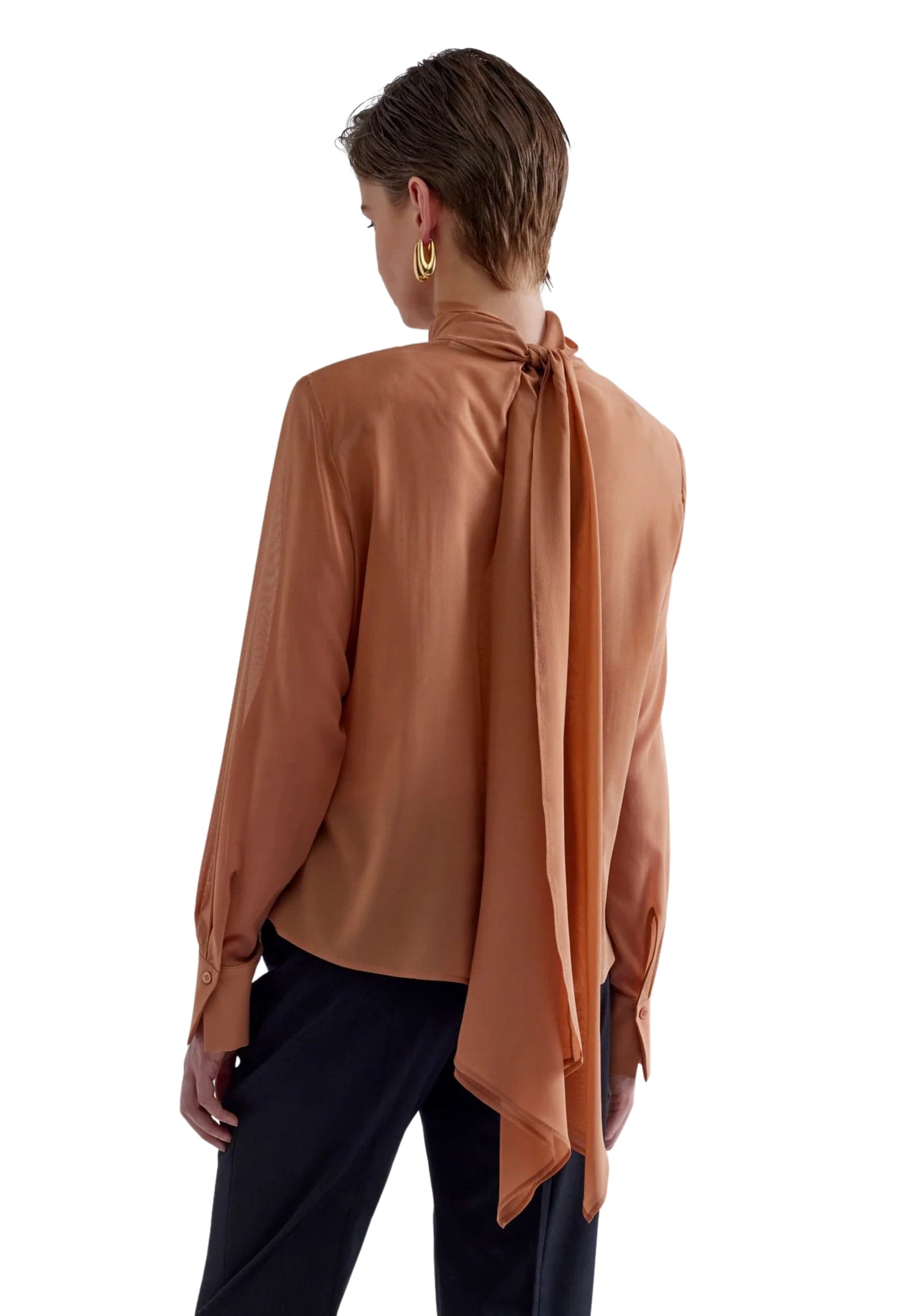 ERIKA CAVALLINI BLUSA ACHILLE Donna nodo collo da donna in Felpe con cappuccio Drestige - Casamassima, commercioVirtuoso.it