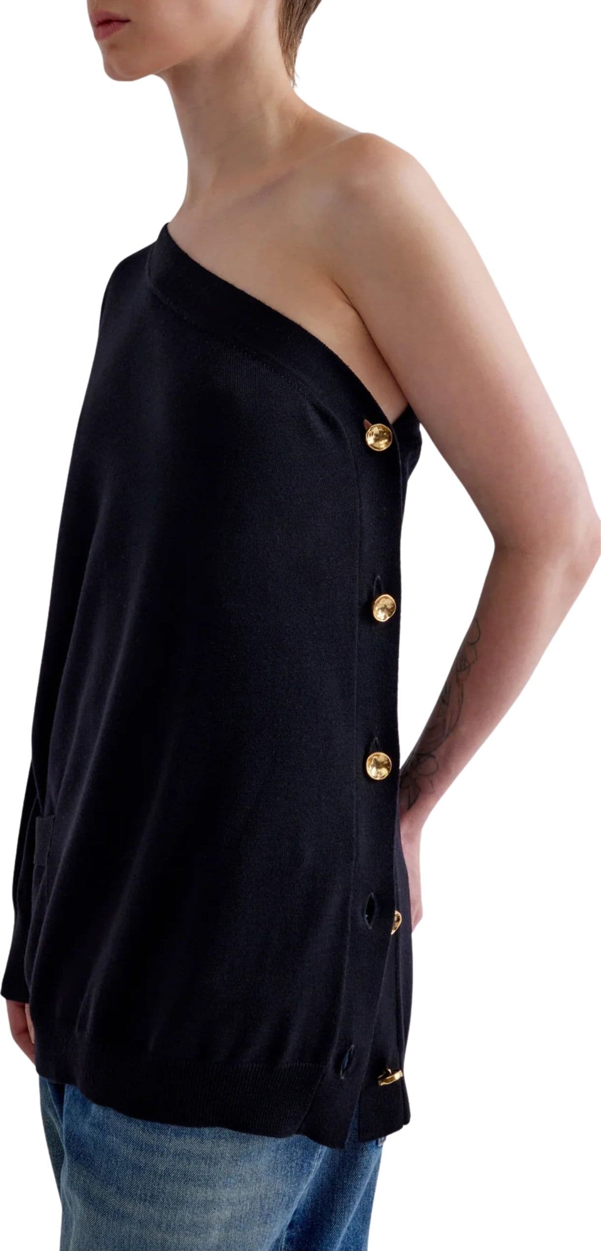ERIKA CAVALLINI MAGLIA MARILYN Donna monospalla da donna in Canotte e top Drestige - Casamassima, commercioVirtuoso.it