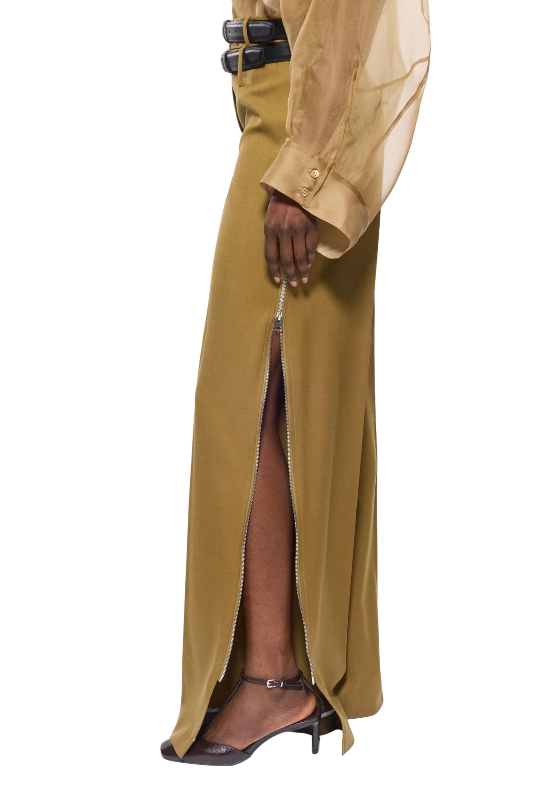 ERIKA CAVALLINI PANTALONE ACANTHA Donna vita alta da donna in Pantaloni Drestige - Casamassima, commercioVirtuoso.it