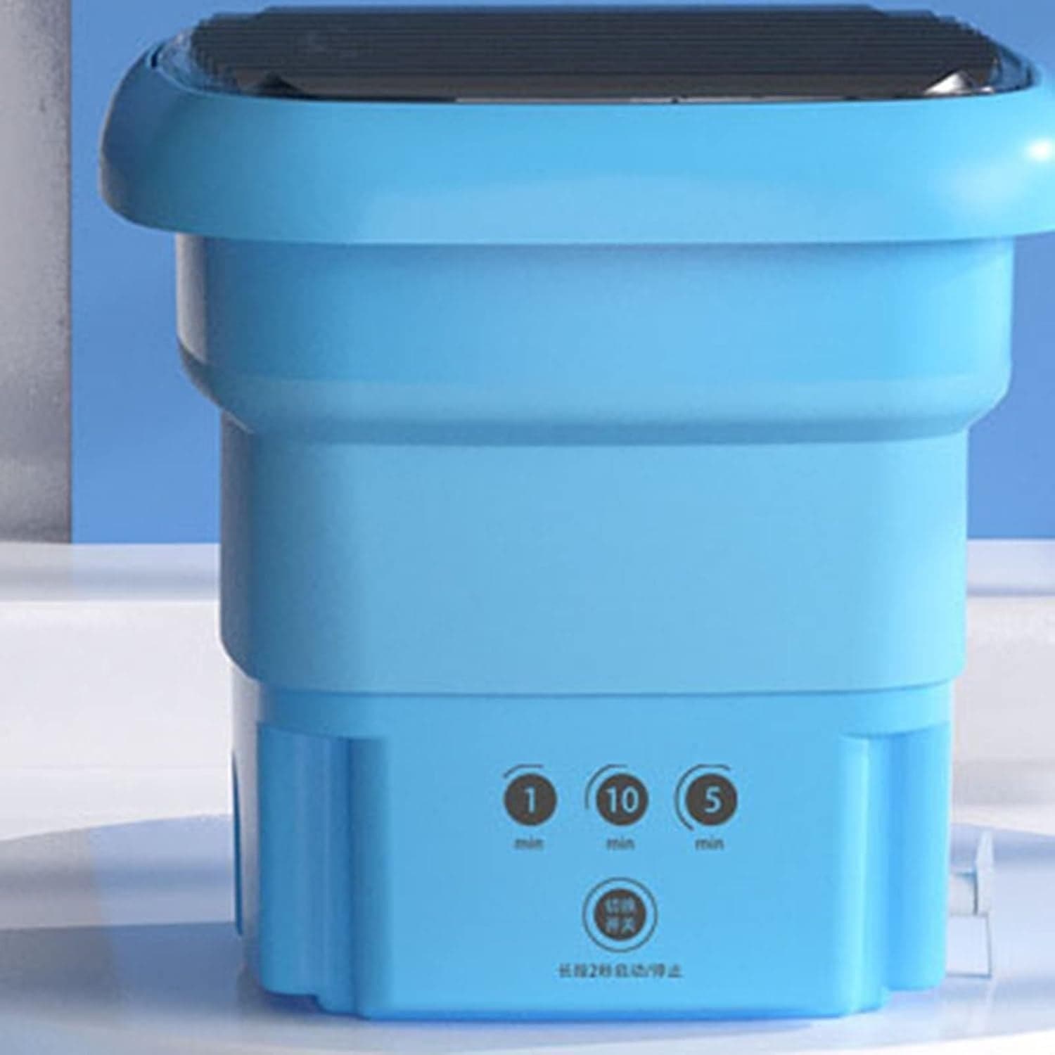 Lavatrice portatile e asciugatrice pieghevole combinata con luce blu e cestello in  CL Store - Battipaglia, commercioVirtuoso.it