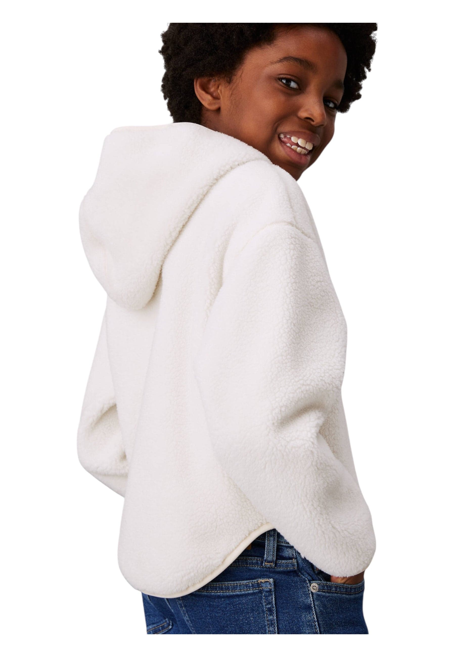 calvin klein Felpa in pile Bambina Calvin Klein da bambino in Felpe con cappuccio Drestige - Casamassima, commercioVirtuoso.it