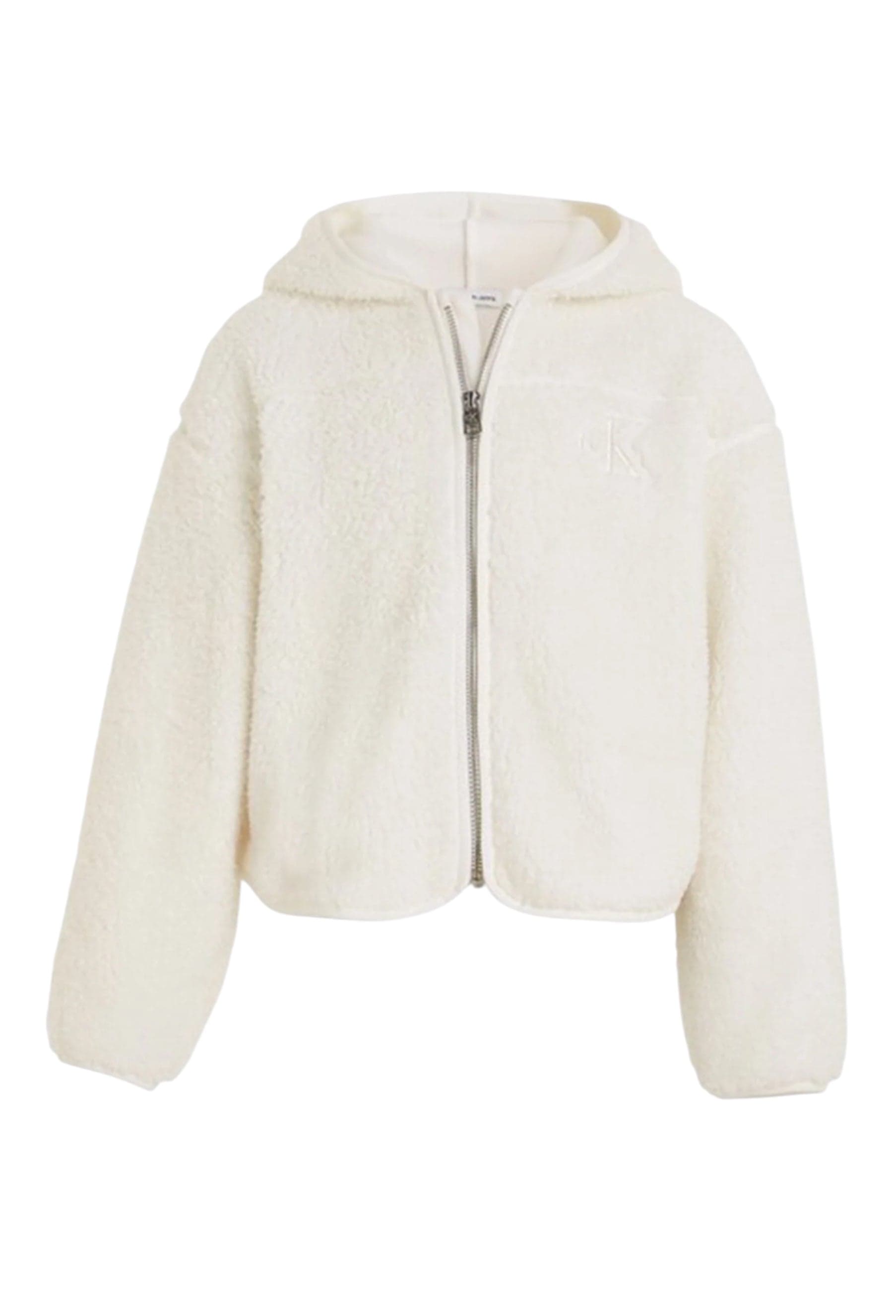 calvin klein Felpa in pile Bambina Calvin Klein da bambino in Felpe con cappuccio Drestige - Casamassima, commercioVirtuoso.it