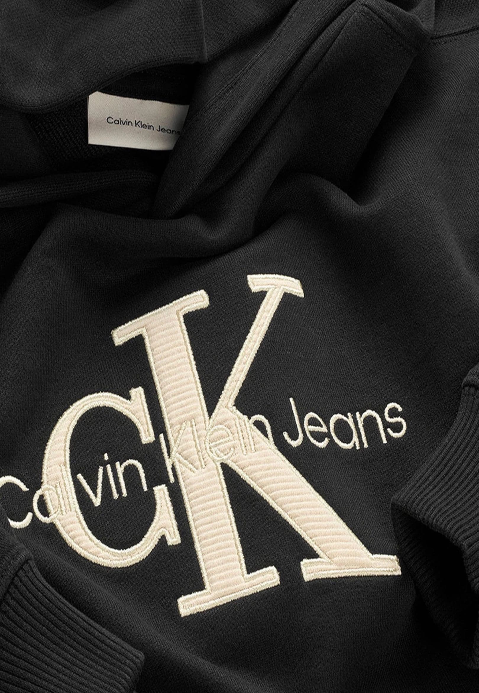 calvin klein Felpa con cappuccio Bambino unisex Calvin Klein da bambino in Felpe con cappuccio Drestige - Casamassima, commercioVirtuoso.it