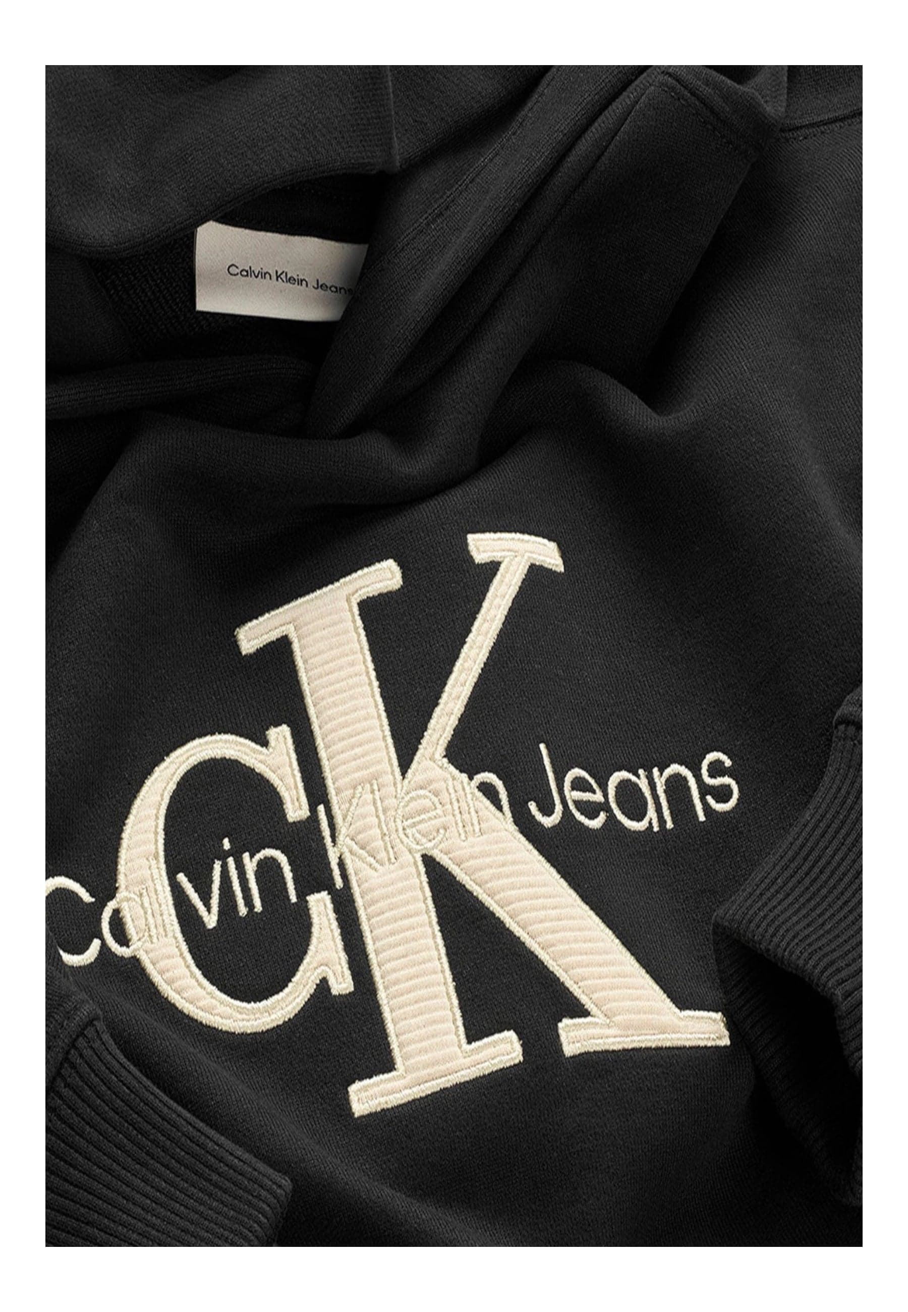 calvin klein Felpa con cappuccio Bambino unisex Calvin Klein da bambino in Felpe con cappuccio Drestige - Casamassima, commercioVirtuoso.it
