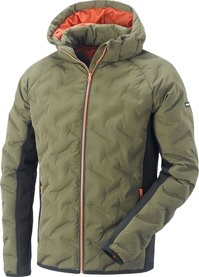 Giacca Imbottita Neri Dakota Taglia Xxl Nero Arancio