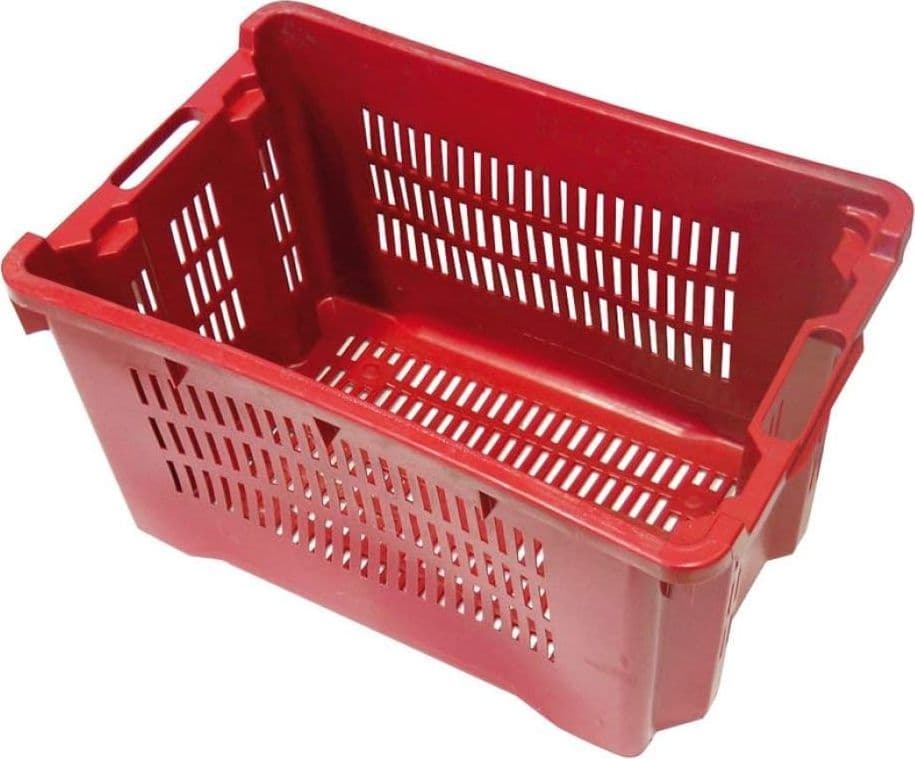 Cesta Ortofrutta Tutta Forata Impilabile Lt.40 Cm.56X35X31H. (Bancale Pz 245) Ics in Contenitori senza coperchio BricoGo - Marano di Napoli, commercioVirtuoso.it