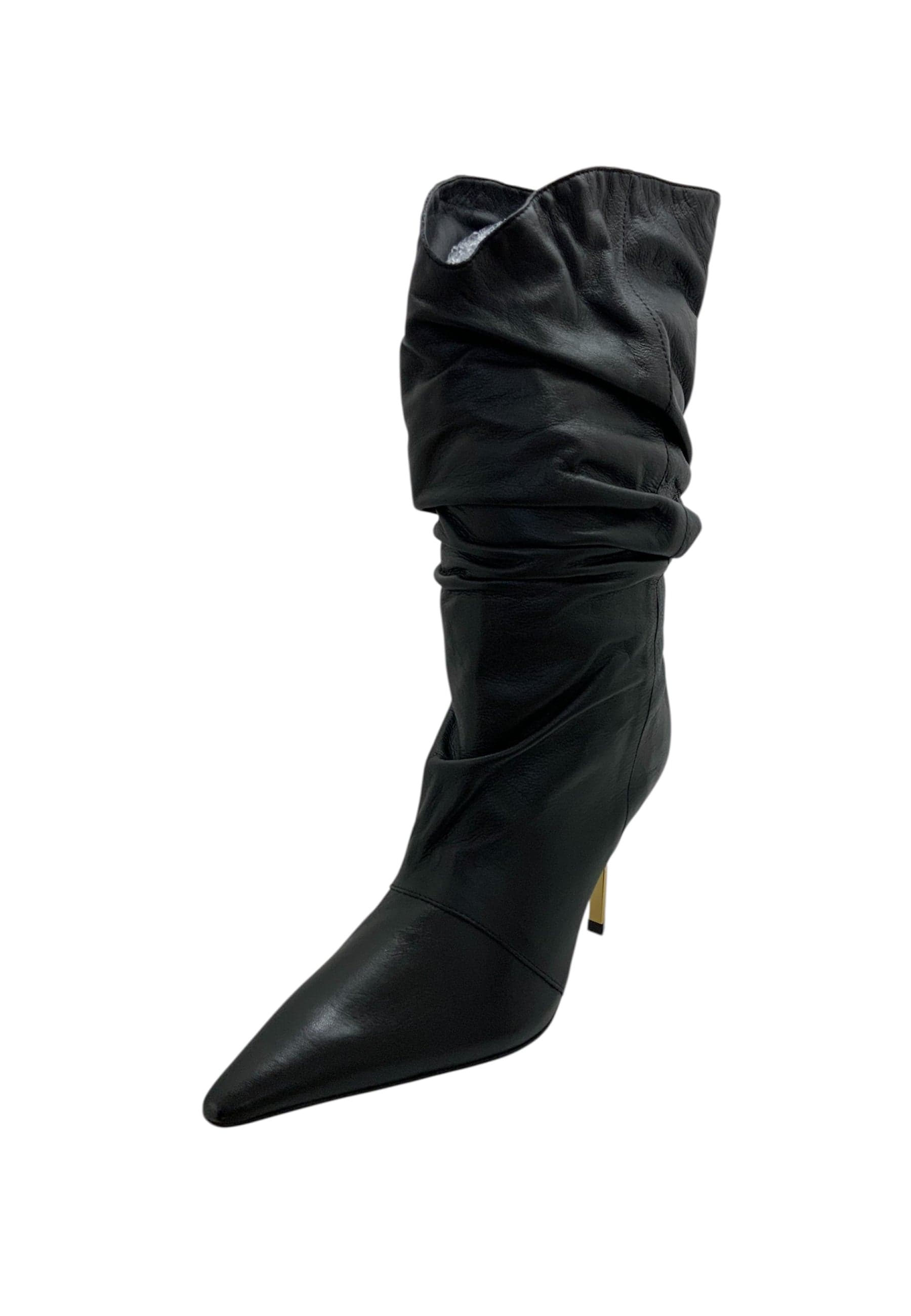 Schutz Stivali arricciati Donna SCHUTZ con tacco oro 9cm da donna in Stivali Drestige - Casamassima, commercioVirtuoso.it