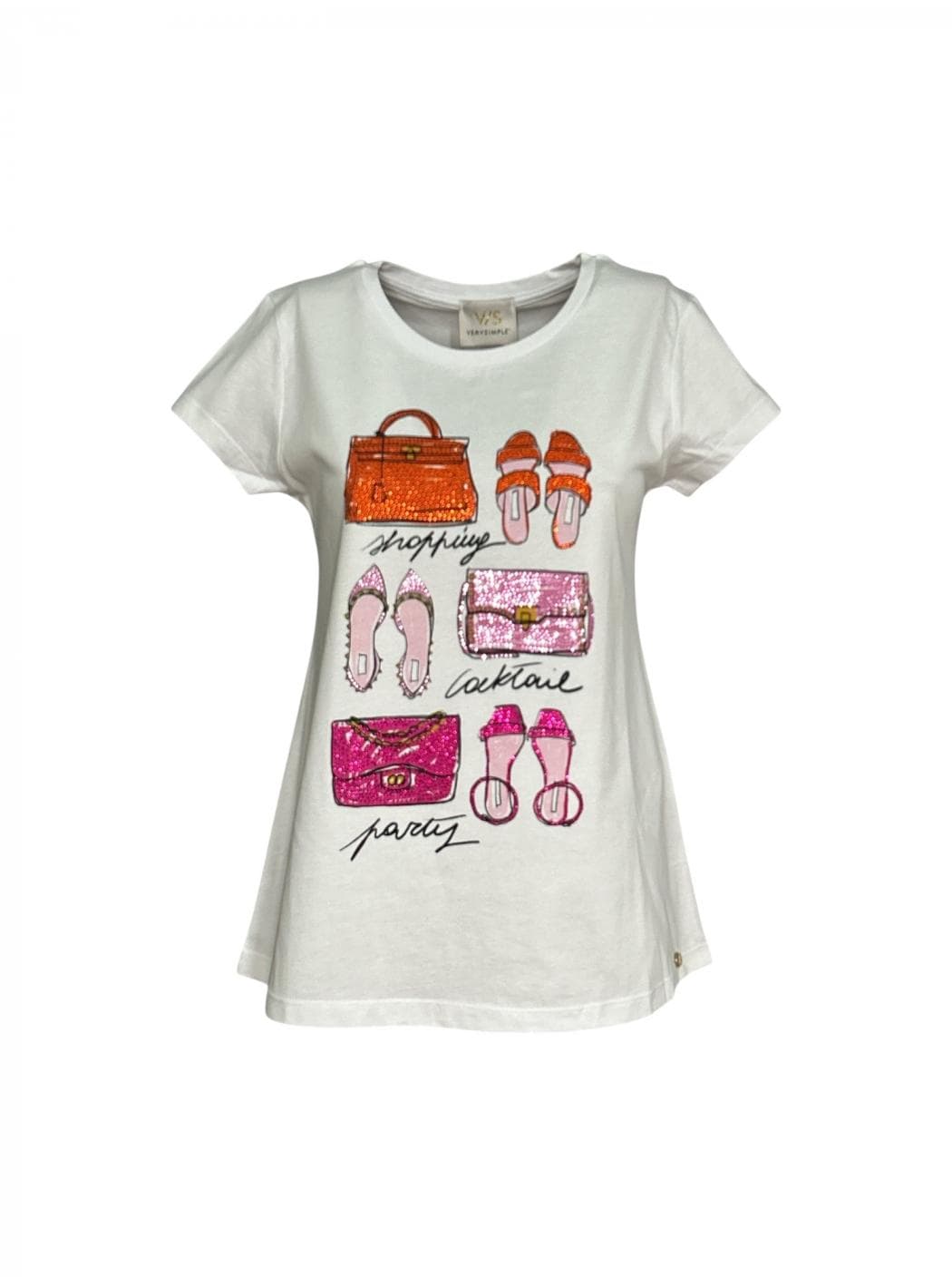 VERY SIMPLE T-shirt Donna Very Simple V156 da donna in Autocategorizzazione Drestige - Casamassima, commercioVirtuoso.it