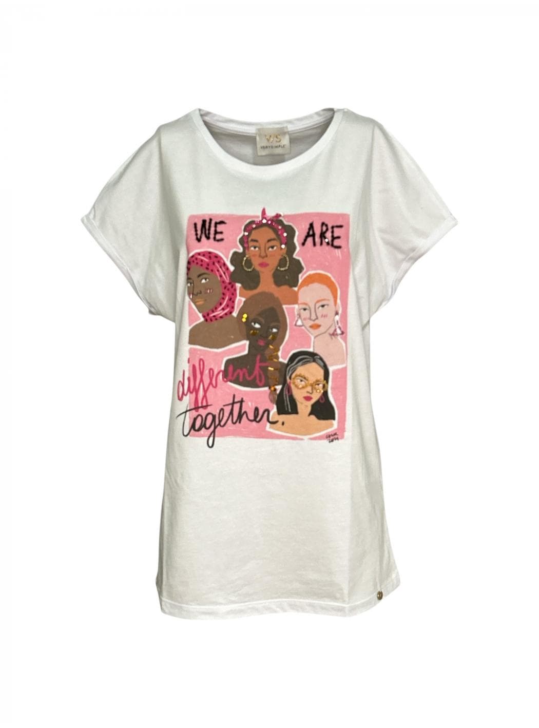 VERY SIMPLE T-shirt Donna Very Simple V157 da donna in Autocategorizzazione Drestige - Casamassima, commercioVirtuoso.it