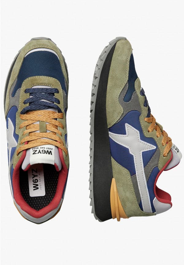 W6YZ Sneakers Uomo 2015185111F91 verde-blu da uomo in Scarpe da corsa su strada Drestige - Casamassima, commercioVirtuoso.it