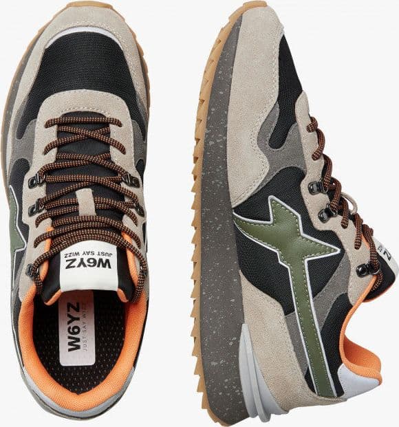 W6YZ Sneakers Uomo YAK-M 2015185421D74 tortora-nero da uomo in Sneaker casual Drestige - Casamassima, commercioVirtuoso.it
