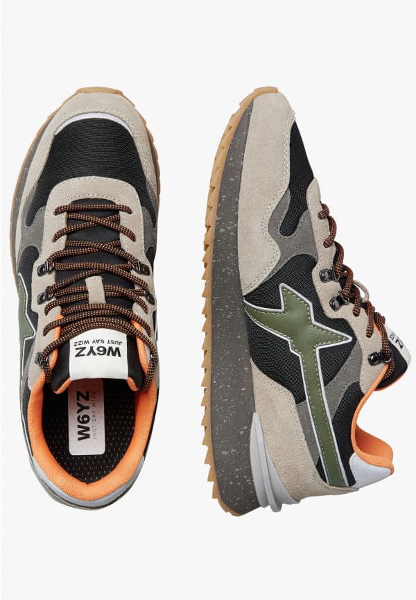 W6YZ Sneakers Uomo YAK-M 2015185421D74 tortora-nero da uomo in Sneaker casual Drestige - Casamassima, commercioVirtuoso.it
