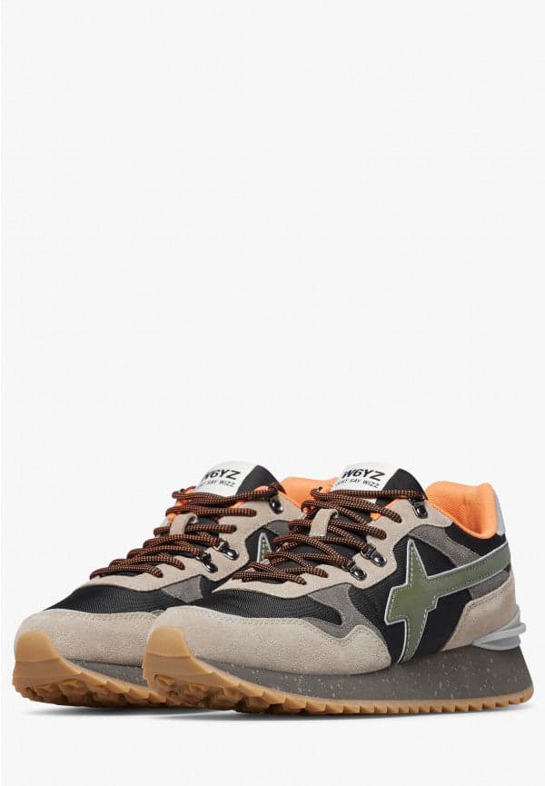 W6YZ Sneakers Uomo YAK-M 2015185421D74 tortora-nero da uomo in Sneaker casual Drestige - Casamassima, commercioVirtuoso.it