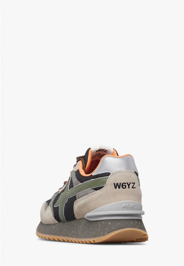 W6YZ Sneakers Uomo YAK-M 2015185421D74 tortora-nero da uomo in Sneaker casual Drestige - Casamassima, commercioVirtuoso.it