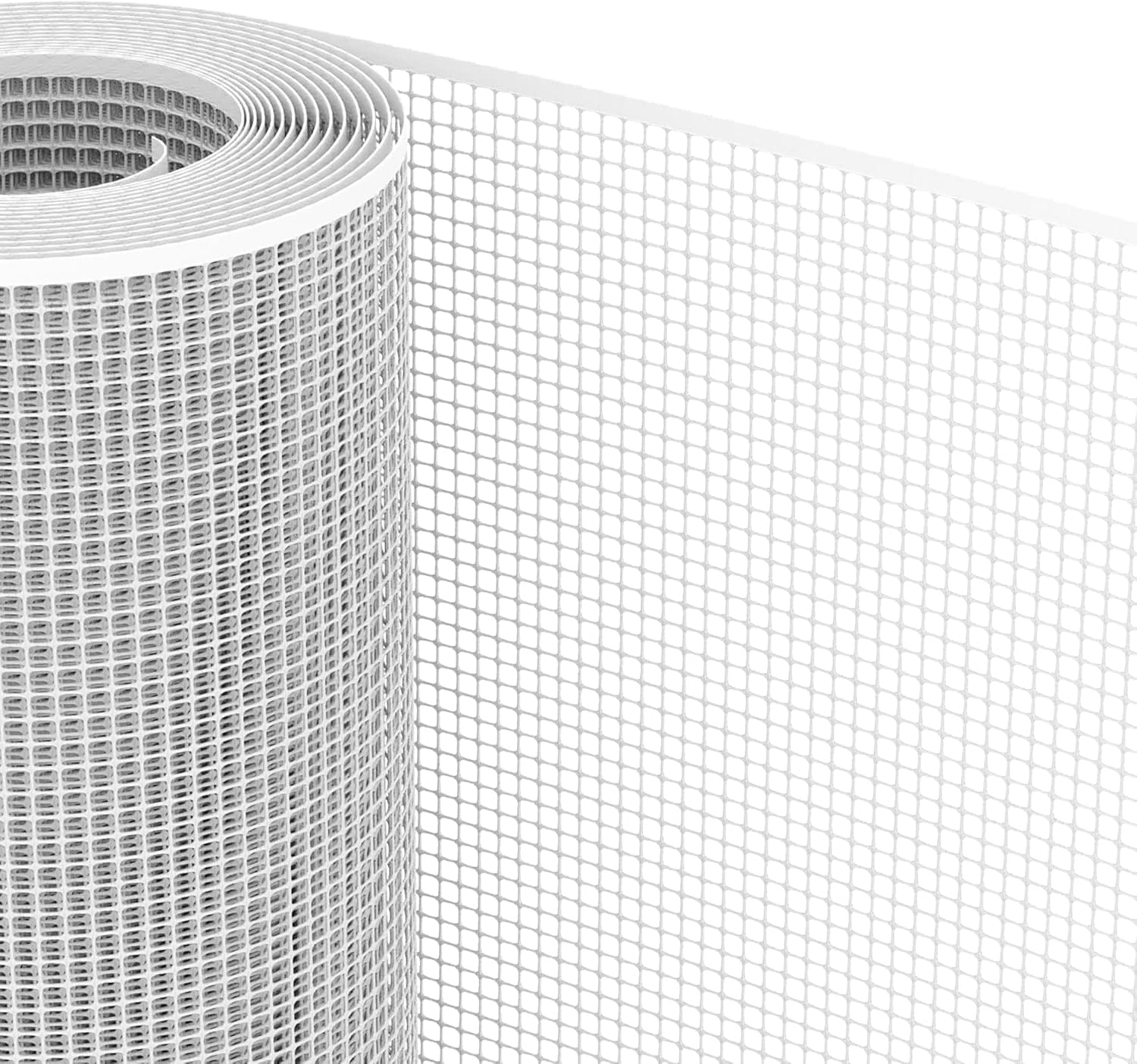 Rete Di Protezione 'Quadra' 1,0X50 Mt - Colore Bianco Rete Protettiva In Plastica A Maglia Quadrata Per Balconi, Cancelli E Recinzioni in Reti protettive BricoGo - Marano di Napoli, commercioVirtuoso.it