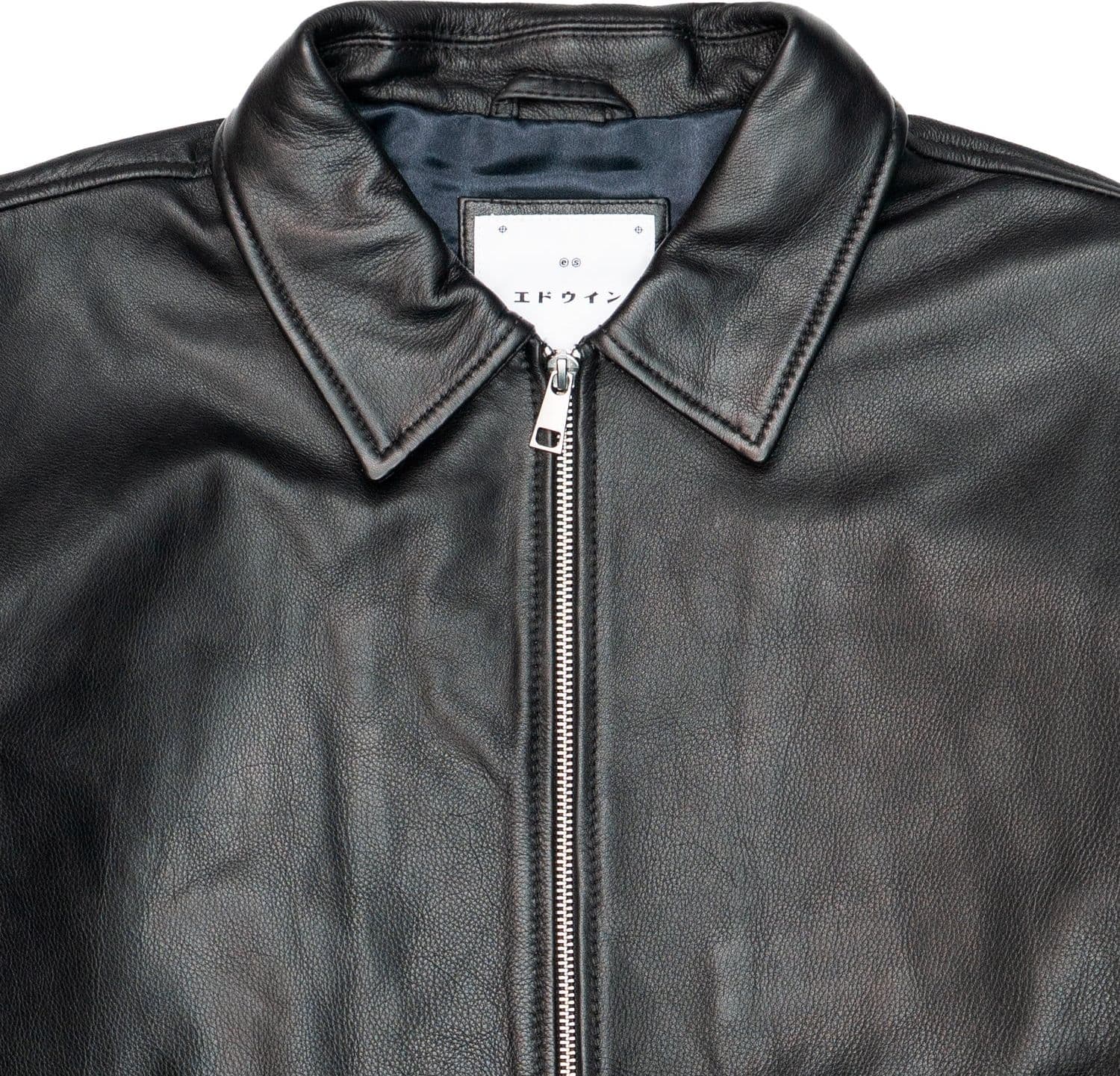 EDWIN Giacca in Pelle Uomo Edwin Fix Black da uomo in Giacche Drestige - Casamassima, commercioVirtuoso.it