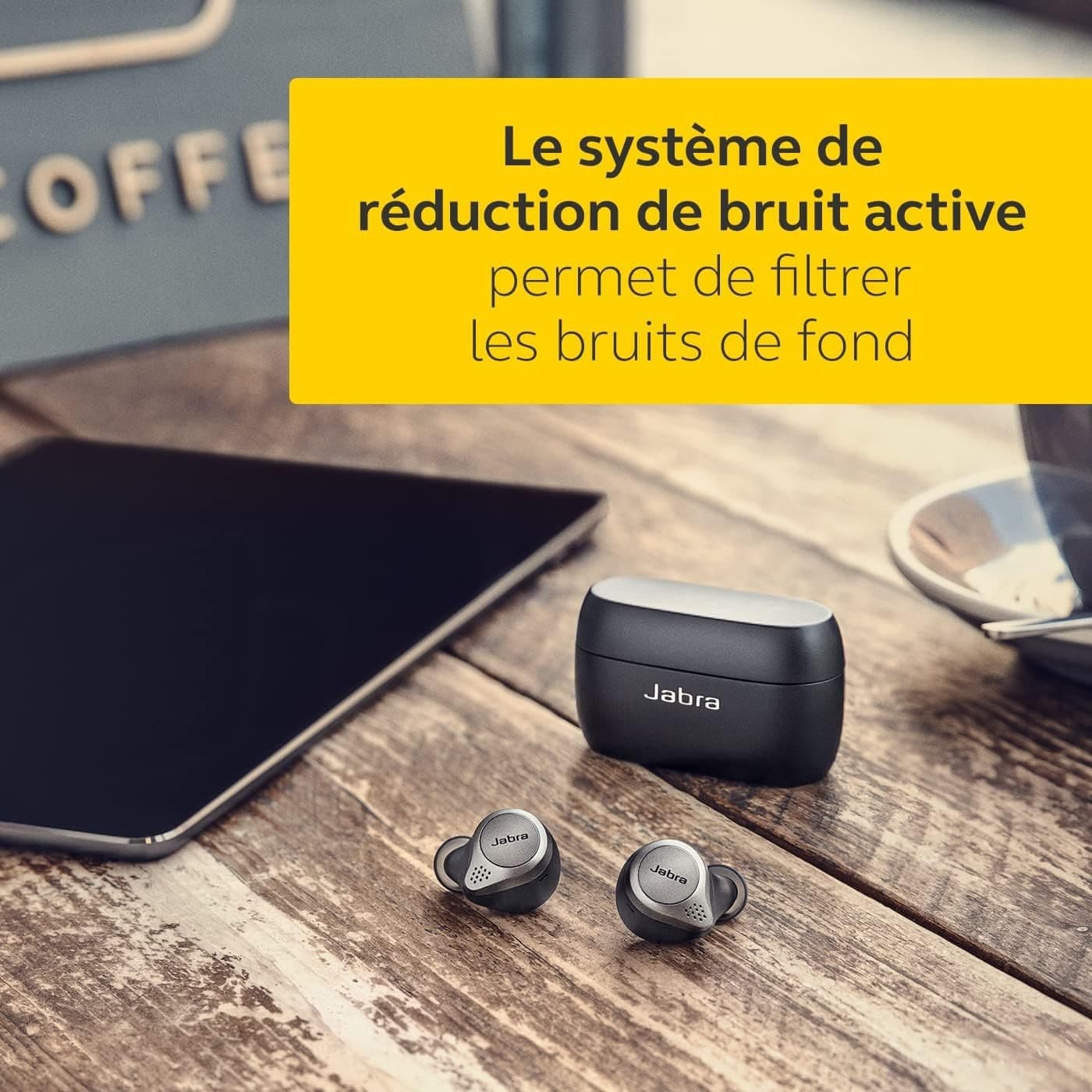 Jabra Elite 75t Auricolari Cuffie Bluetooth con cancellazione attiva del rumore in Cuffie In-Ear CL Store - Battipaglia, commercioVirtuoso.it