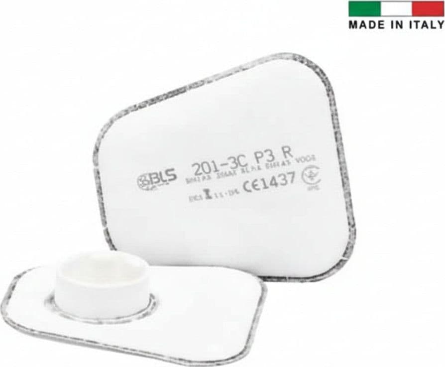 Filtri per Maschere Connessione a Baionetta Serie Bls 201 3C P3 R 2 Pezzi