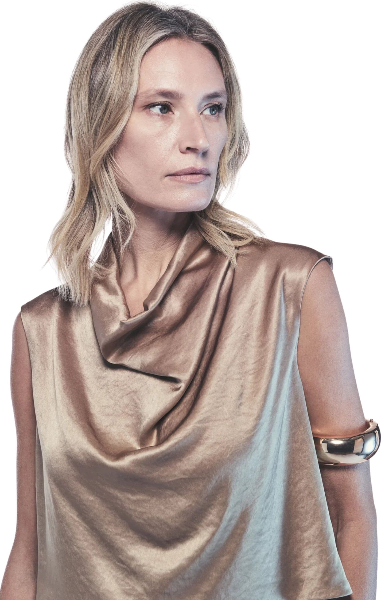 Liviana Conti TOP AVA Donna SCOLLO DRAPPEGGIATO da donna in Canotte e top Drestige - Casamassima, commercioVirtuoso.it