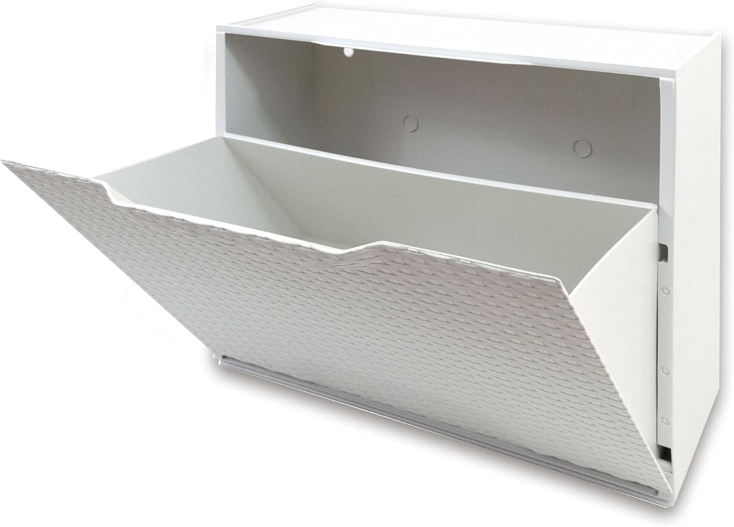 Scarpiera Modulare Rattan In Plastica Bianco Cm 51X17,3 H.Cm 40,1 Agganciabile, Componibile E Incastrabile in Scaffali portascarpe BricoGo - Marano di Napoli, commercioVirtuoso.it