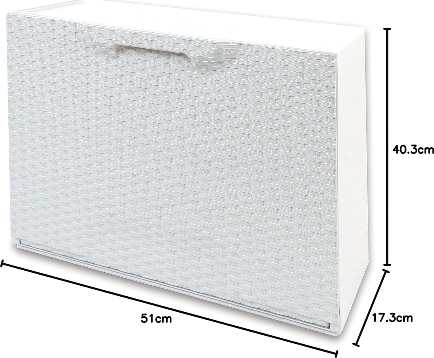 Scarpiera Modulare Rattan In Plastica Bianco Cm 51X17,3 H.Cm 40,1 Agganciabile, Componibile E Incastrabile in Scaffali portascarpe BricoGo - Marano di Napoli, commercioVirtuoso.it