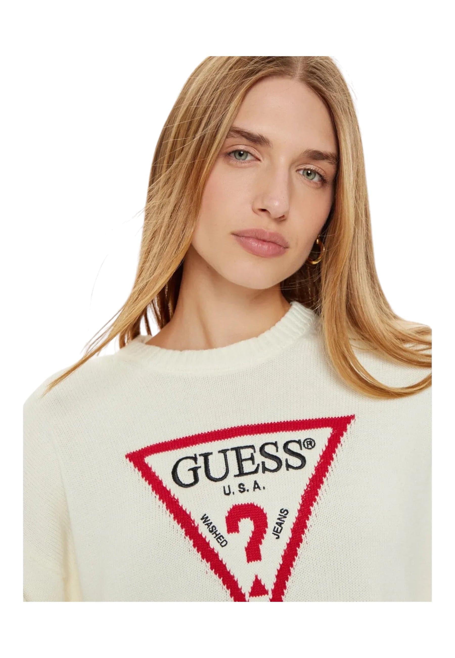 GUESS JEANS Maglione Donna Guess Jeans da donna in Maglioni Drestige - Casamassima, commercioVirtuoso.it
