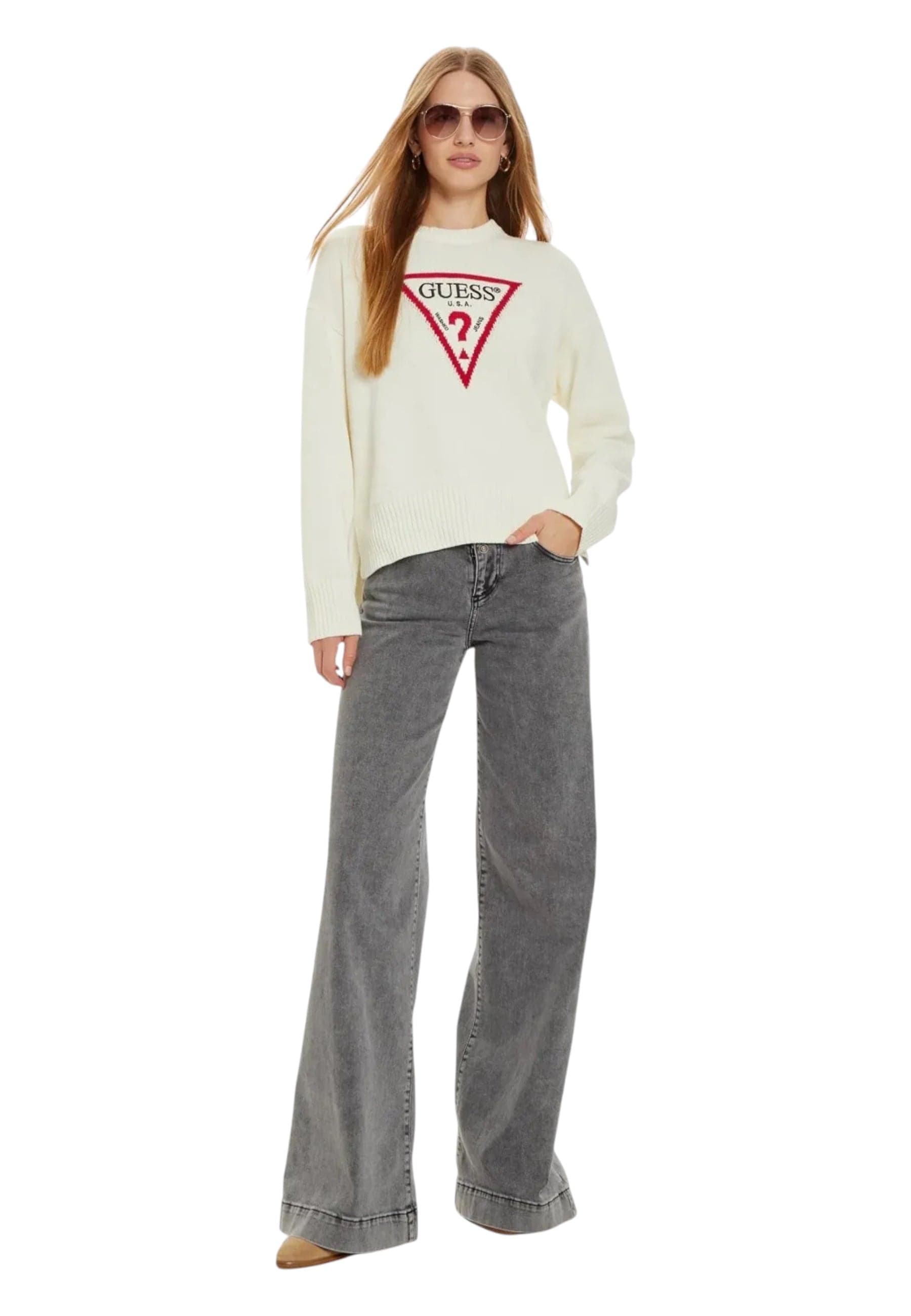 GUESS JEANS Maglione Donna Guess Jeans da donna in Maglioni Drestige - Casamassima, commercioVirtuoso.it