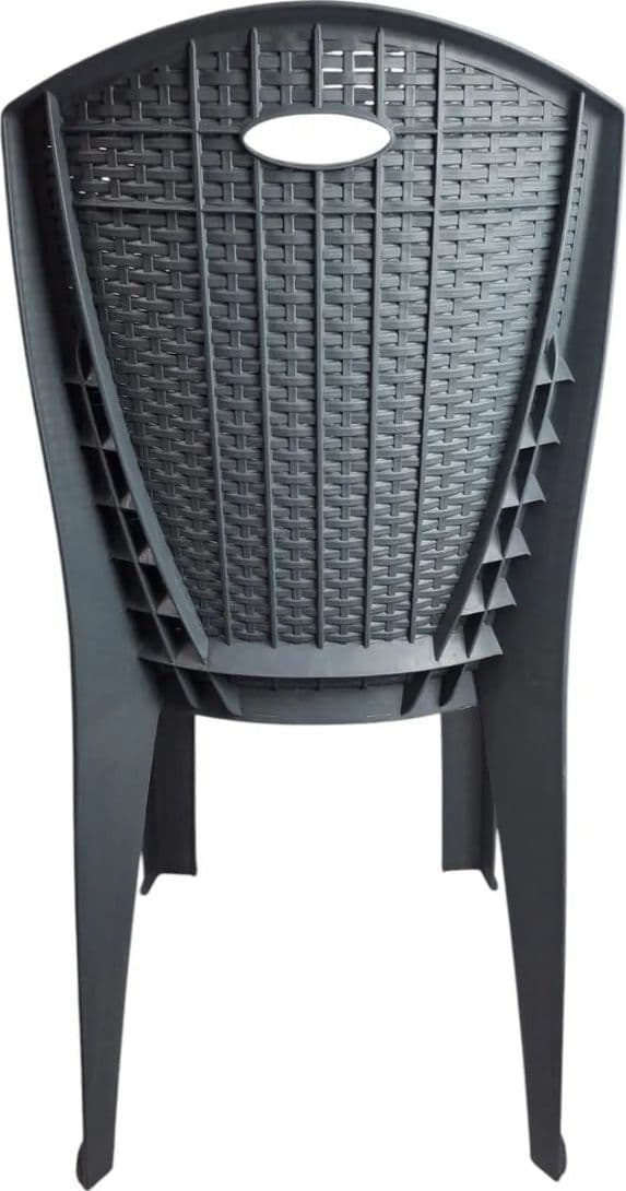 Sedia Impilabile Paris In Plastica Effetto Rattan – 38X36X88 Cm – Colore Antracite in Sedie per tavolo da giardino BricoGo - Marano di Napoli, commercioVirtuoso.it
